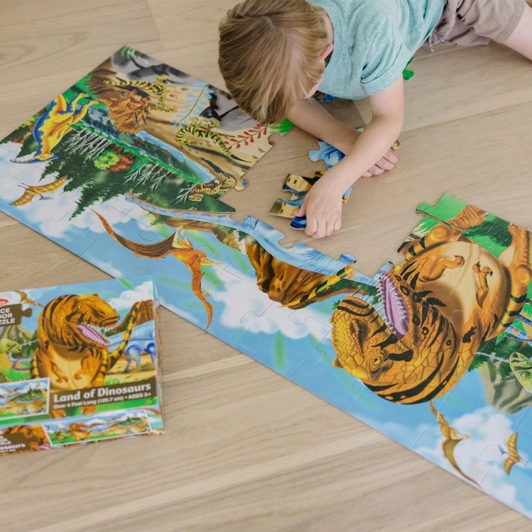 Land of Dinosaurs Floor Puzzle-48 Pieces