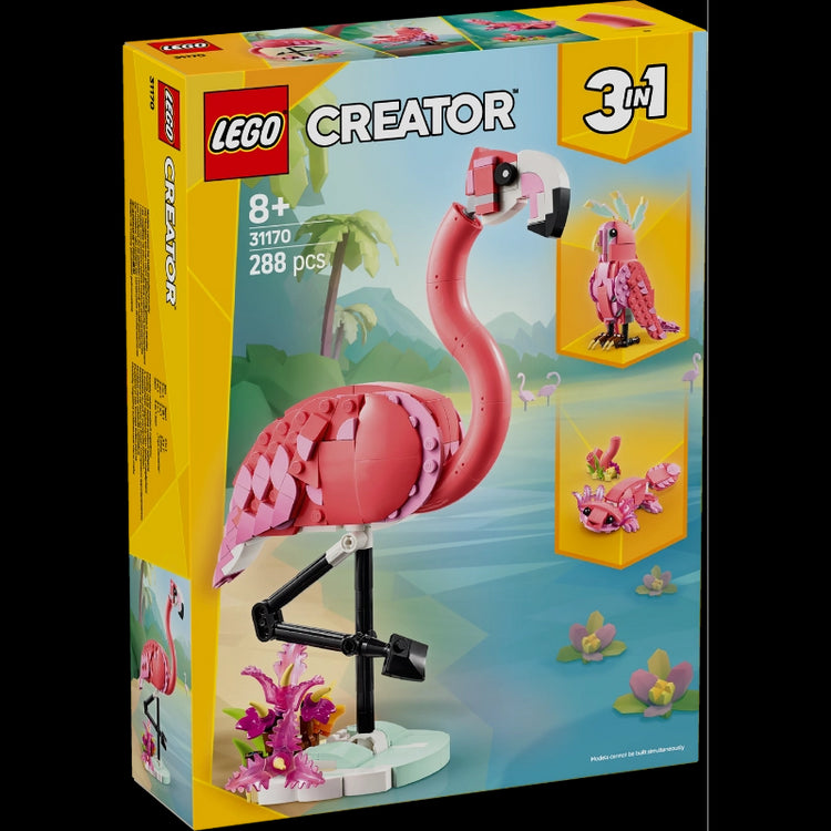 Wild Animals: Pink Flamingo- 288 Pcs