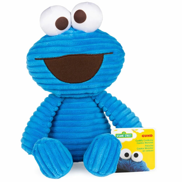 Sesame Street Cuddly Corduroy Cookie Monster Plush