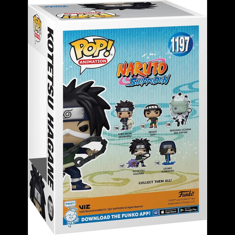 Pop! Animation: Naruto- Kotetsu Hagane with Weapon