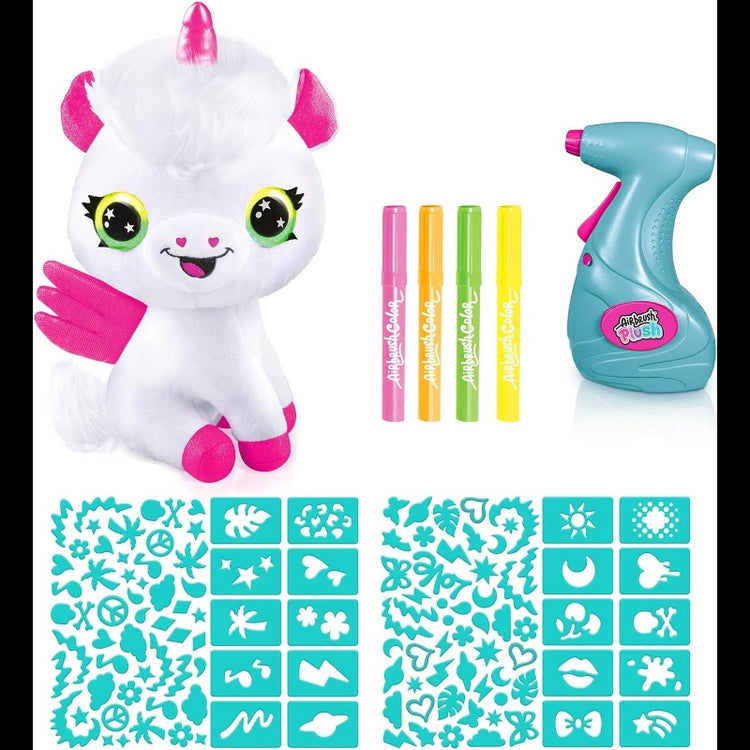 Airbrush Plush- Neon Unicorn