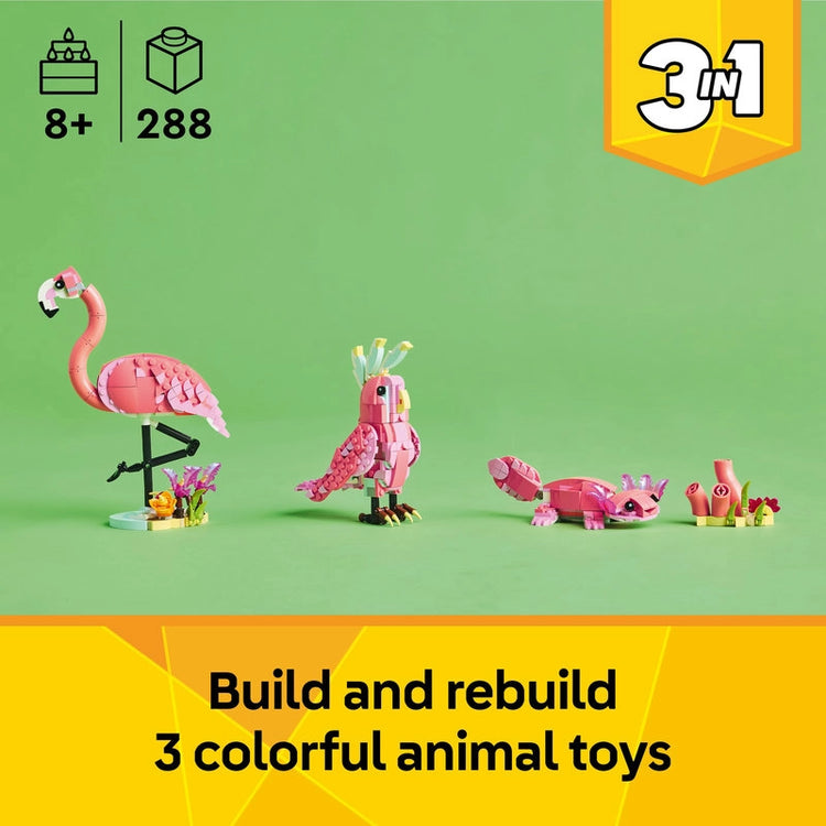 Wild Animals: Pink Flamingo- 288 Pcs