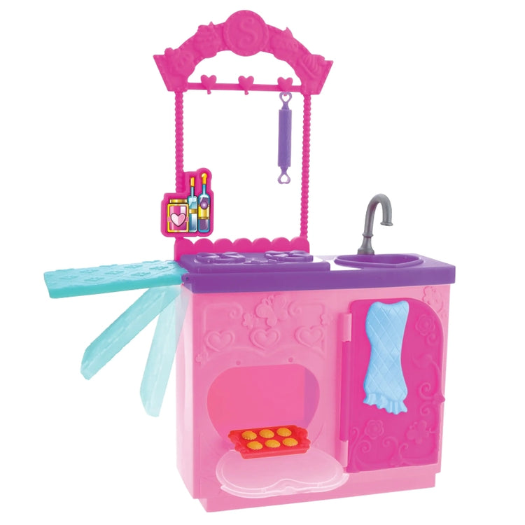 Sparkle Girlz Bake Off Doll Set- 30 Pcs