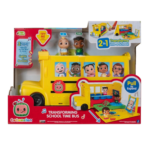 CoComelon Transforming 2-in-1 School Time Bus