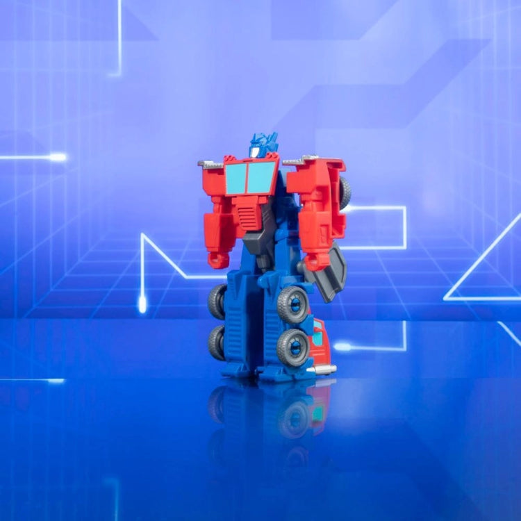 Transformers Toys EarthSpark 1-Step Flip Changer Optimus Prime Action Figure