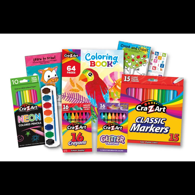 Cra-Z-Art Awesome Arts Case- 85 Pcs