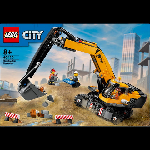 Yellow Construction Excavator- 633 Pcs