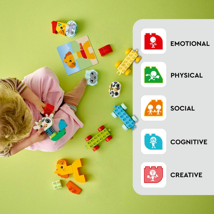 Animal Train - 19 Pcs