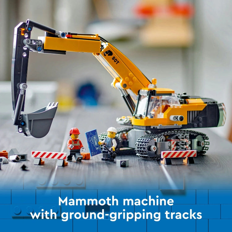 Yellow Construction Excavator- 633 Pcs