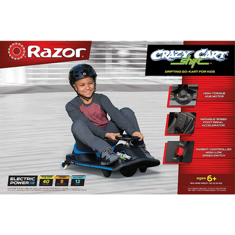 Crazy Cart Shift- Blue/Black