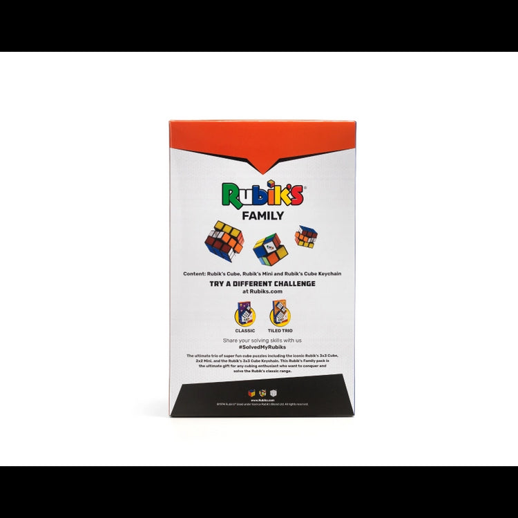 Rubik's Family Pack (Cube/Keychain/Mini Cube)