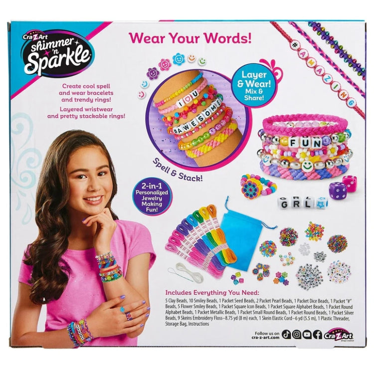 Shimmer 'n Sparkle A to Z Jewelry Making Kit