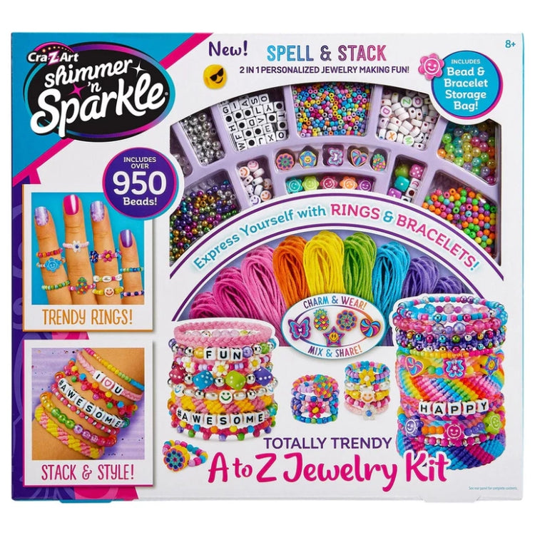 Shimmer 'n Sparkle A to Z Jewelry Making Kit