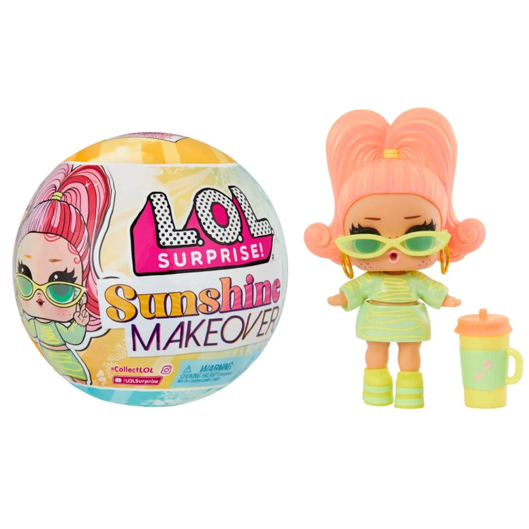 L.O.L. Surprise Sunshine Makeover Doll- 24 Pcs- Sidekick