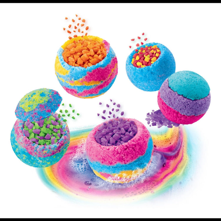 Shimmer 'n Sparkle Rainbow Popping Bath Bombs