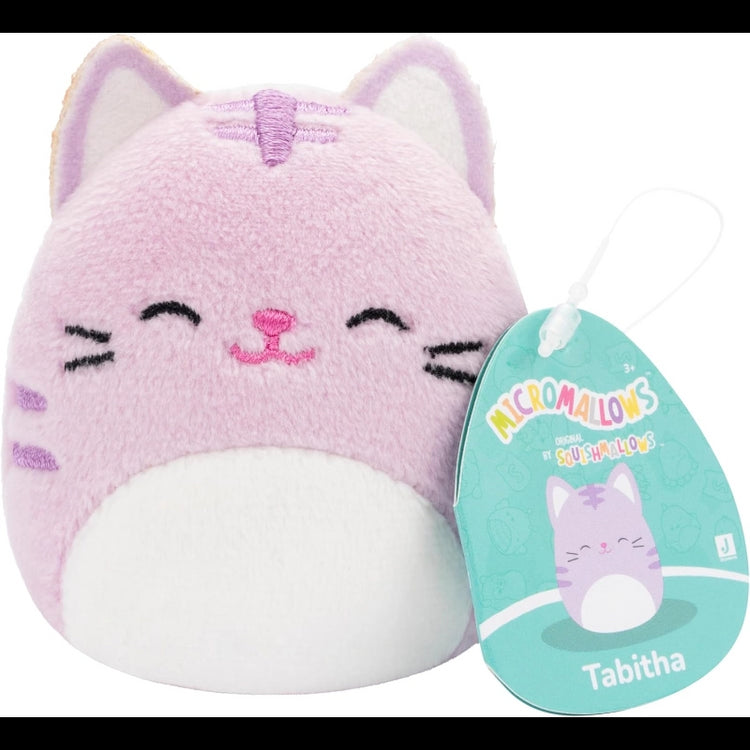 Micromallows 2.5" 4-Pack- Gordon Shark, Tex Taco, Tabitha Cat, Irina Axolotl