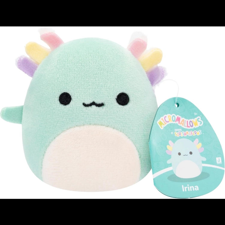 Micromallows 2.5" 4-Pack- Gordon Shark, Tex Taco, Tabitha Cat, Irina Axolotl