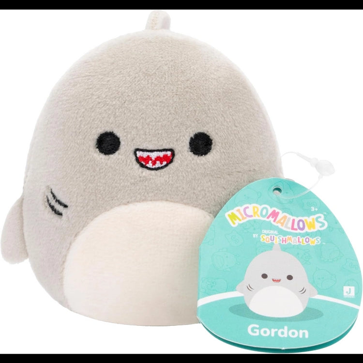 Micromallows 2.5" 4-Pack- Gordon Shark, Tex Taco, Tabitha Cat, Irina Axolotl