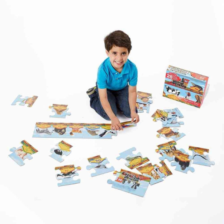 Alphabet Train Floor Puzzle- 28 Pieces