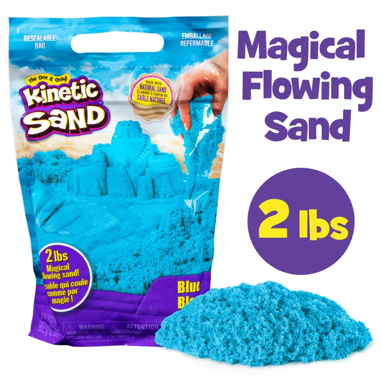 Kinetic Sand 2Ib Color Bag- Blue