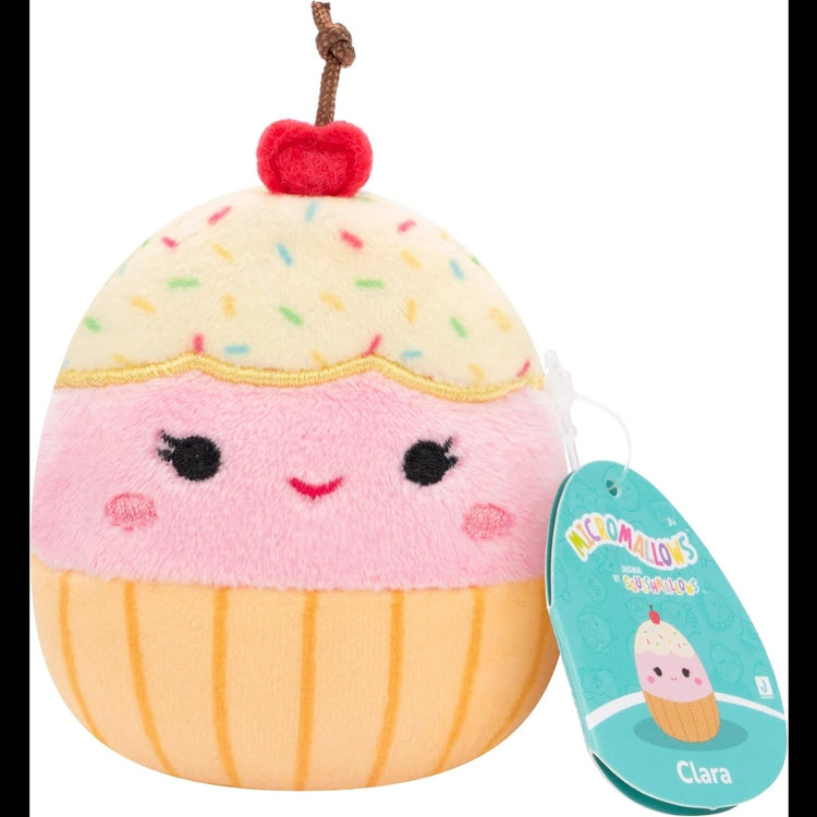 Micromallows 2.5" 4-Pack- Clara Cupcake, Fifi Fox, Henry Turtle, Melly Milk Carton