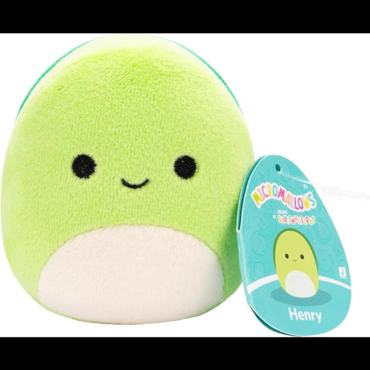 Micromallows 2.5" 4-Pack- Clara Cupcake, Fifi Fox, Henry Turtle, Melly Milk Carton