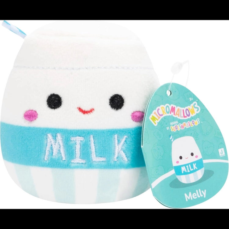 Micromallows 2.5" 4-Pack- Clara Cupcake, Fifi Fox, Henry Turtle, Melly Milk Carton