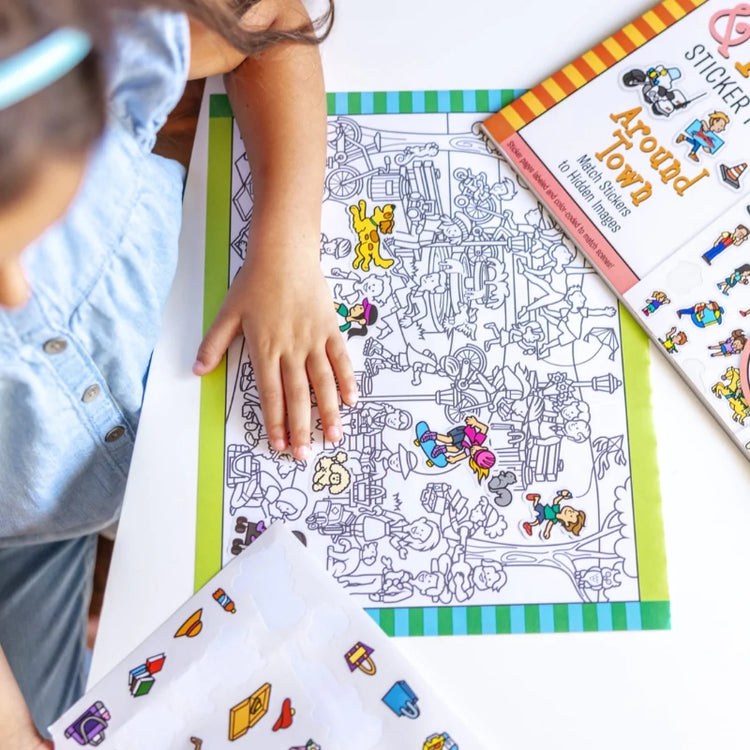 Seek & Find Sticker Pad- Around Town