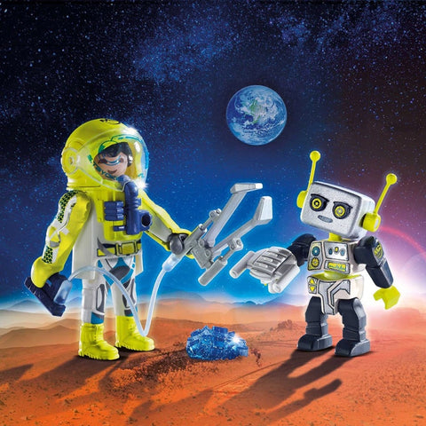 Playmobil Astronaut and Robot Duo Pack-13 Pcs