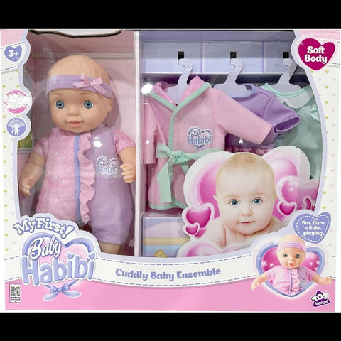 Baby Habibi Doll My First Cuddly Baby Ensemble 14-Inch