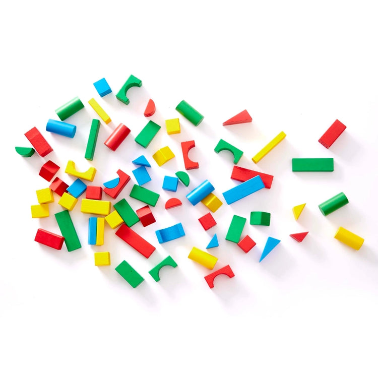 Wood Blocks Set- 100 Pcs