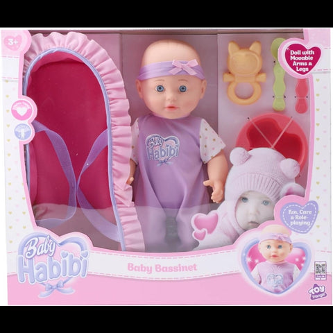 Baby Habibi Doll Baby Bassinet 14-Inch