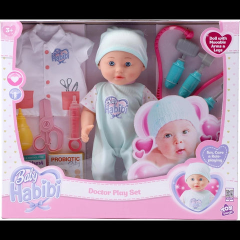 Baby Habibi Doll Doctor Playset 14-Inch