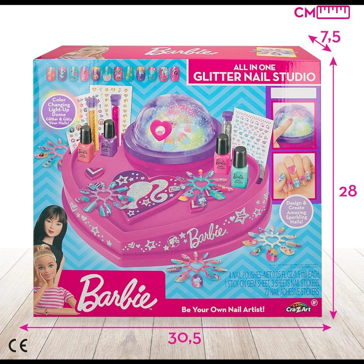 Barbie Glitter & Shine Nail Studio
