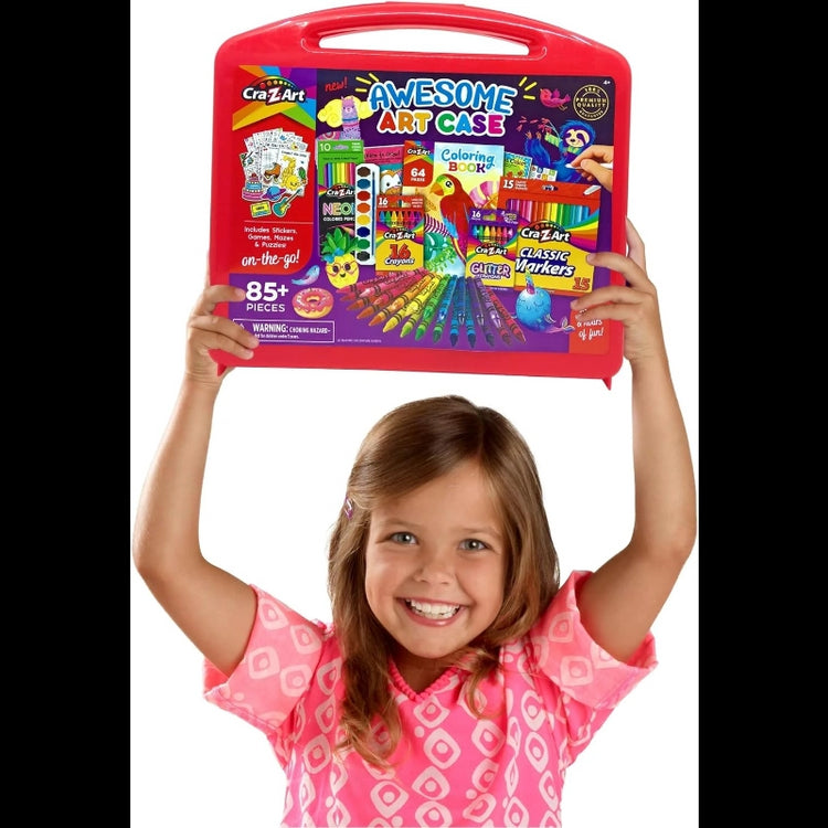Cra-Z-Art Awesome Arts Case- 85 Pcs