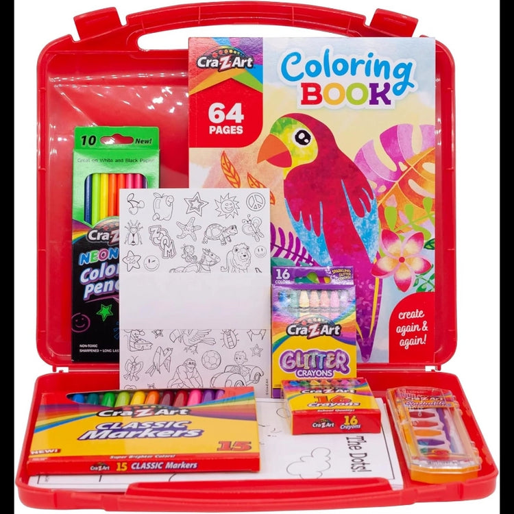 Cra-Z-Art Awesome Arts Case- 85 Pcs