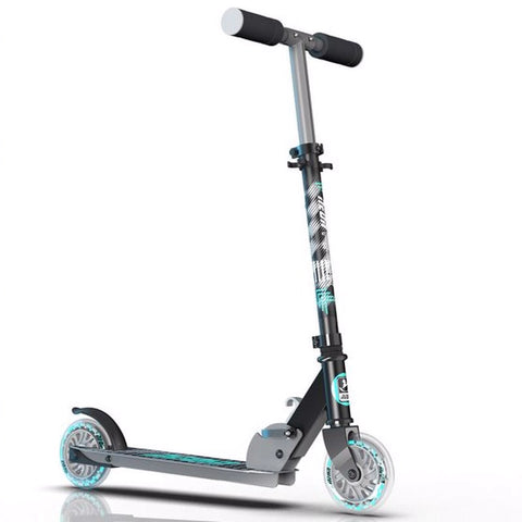 Neon Apex Scooter- Grey/Teal