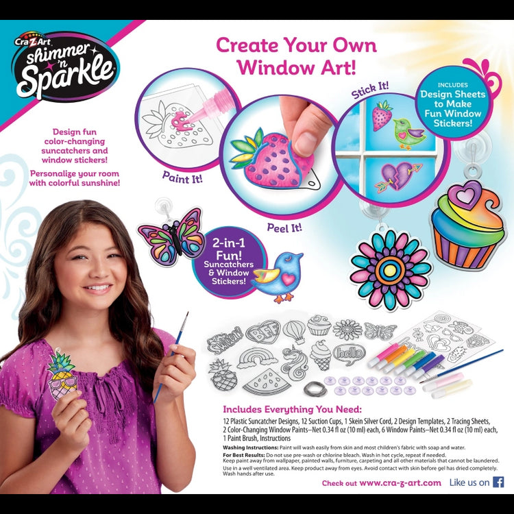Shimmer 'n Sparkle Color Changing Window Art