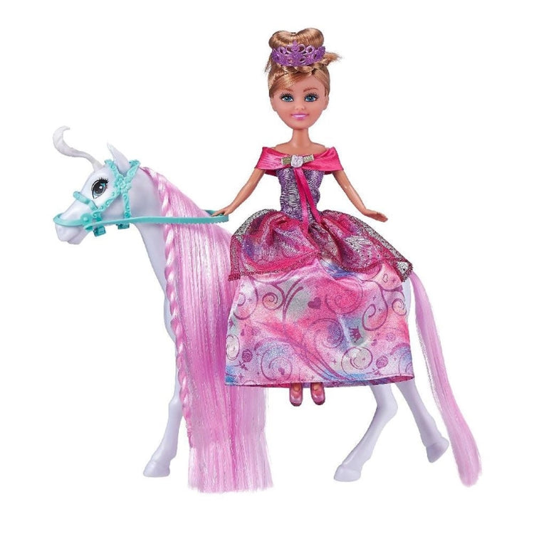 Sparkle Girlz Dolls Playset- Doll & Horse-10.5" Princess with Horse