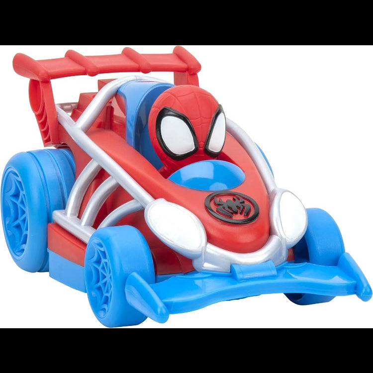 Spidey Amazing Friends- Pull Back Vehicle (Webbed Wheelies) (Spidey)