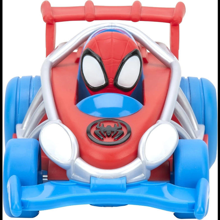 Spidey Amazing Friends- Pull Back Vehicle (Webbed Wheelies) (Spidey)