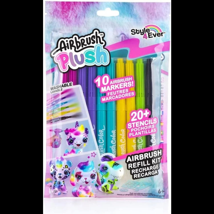 Airbrush Plush Refill Kit X10 Markers