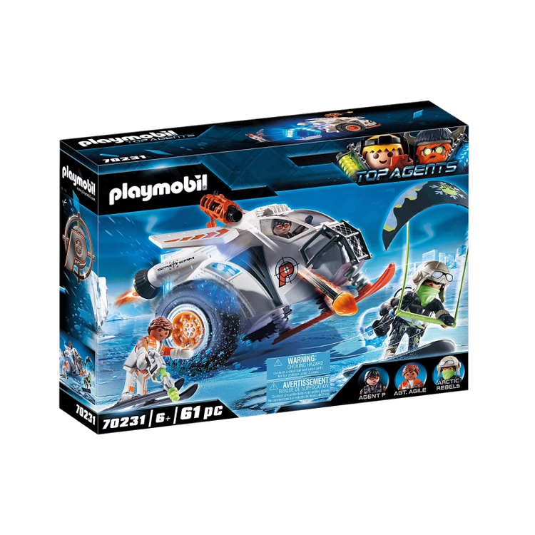 Spy Team Snow Glider- 61 Pcs