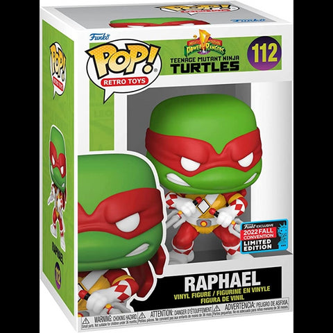 Pop! Movies: Teenage Mutant Ninja Turtle x Mighty Morphin Power Rangers- Raphael (NYCC'22)