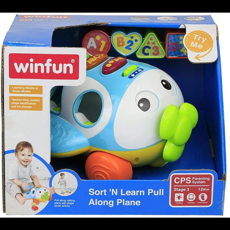 Sort ’N Learn Pull Along Plane