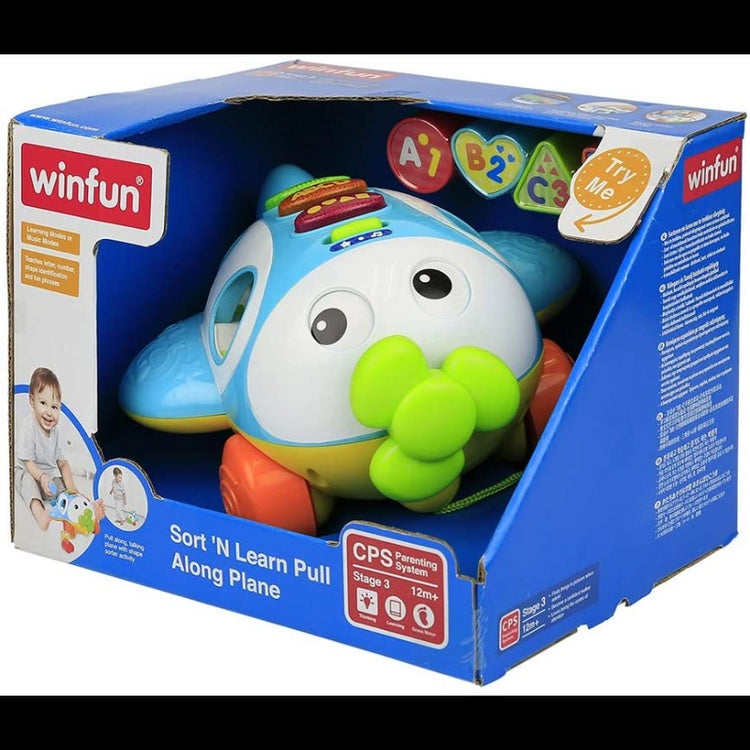 Sort ’N Learn Pull Along Plane