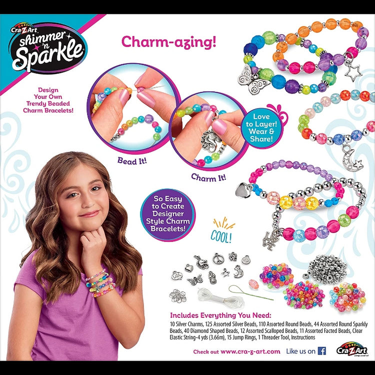 Shimmer 'n Sparkle Bead & Charm Bracelets