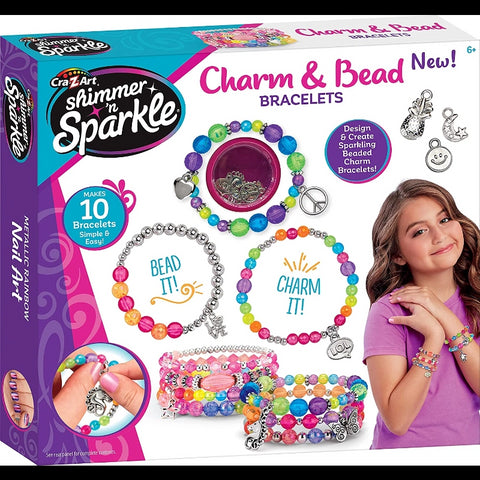 Shimmer 'n Sparkle Bead & Charm Bracelets