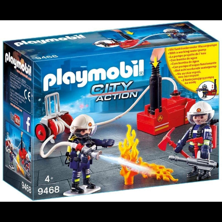 Firefighters with Water Pump- 40 Pcs
