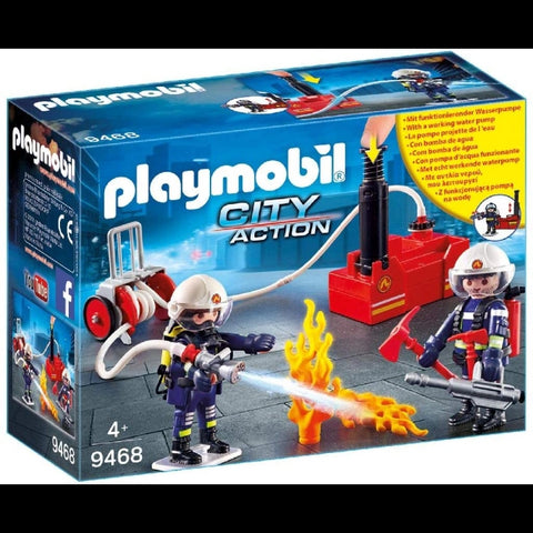 Firefighters with Water Pump- 40 Pcs